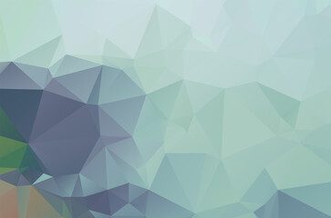 Dark Multicolor vector abstract Low Poly background. Colorful