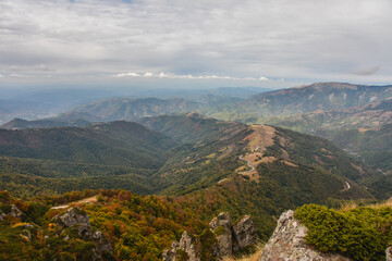 Naklejka premium Nature landscape for climbing and adventure, perfect view