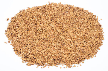 A pile of instant coffee