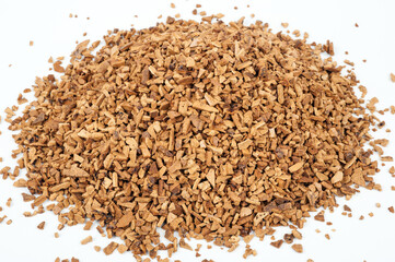 A pile of instant coffee