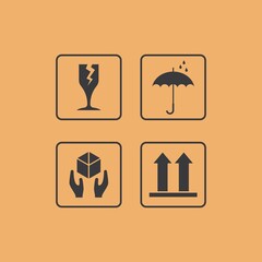 Package sign and symbol