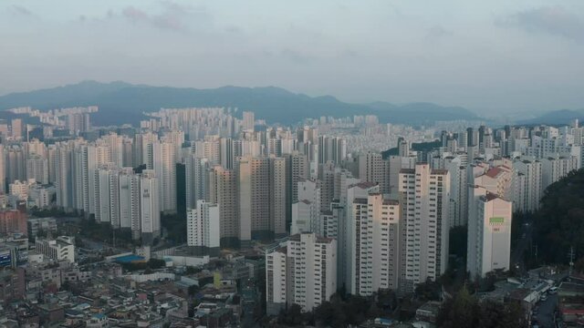 sky view of seoul apartment 서울 경기도 광명시 아파트 단지