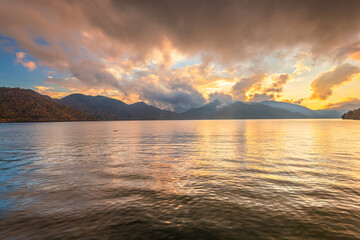 Lake Chuzenji in Nikko, Japan