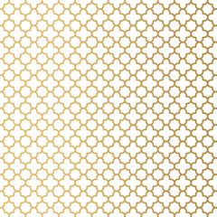 golden arabic pattern texture - vector illustration