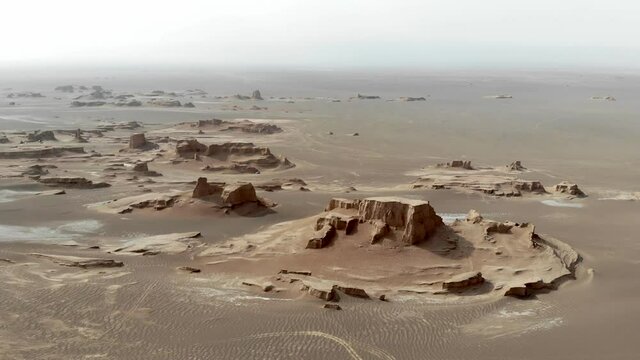 Lut Desert in Kerman province, Iran. Shot 4 of 6