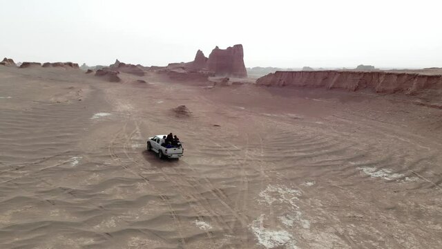 Lut Desert in Kerman province, Iran. Shot 5 of 6