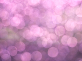 Abstract colorful white light to pink bokeh gradient effect texture on black background. glitter modern lights defocused look luxury and elegant for celebrating or cosmetic products.