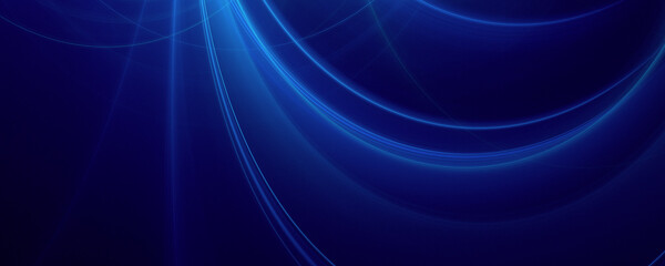 Curved blue line background