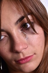 Fototapeta premium Tristesse d'une jeune femme
