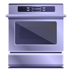 Obraz premium Smoker convection oven icon. Cartoon of smoker convection oven vector icon for web design isolated on white background