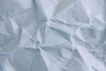Light blue wrinkled paper texture background