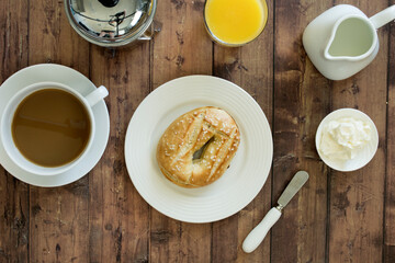 Bagel and Cream Cheese