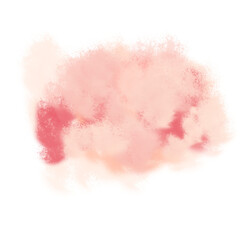 abstract pink watercolor on white background