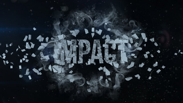 Impact Shatter Concrete Title