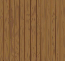 Naklejka premium Cartoon wooden planks background. Wood textured surface illustration in vector