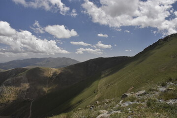 Fototapeta premium mountain landscape with clouds
