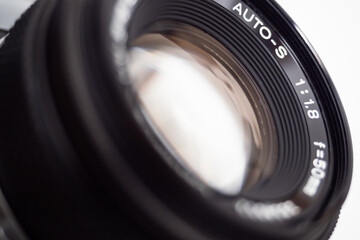 Front element of a camera lens