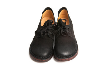 leather shoes isolated