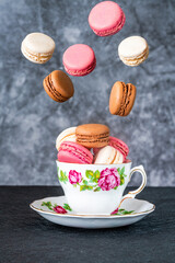 Flying macarons