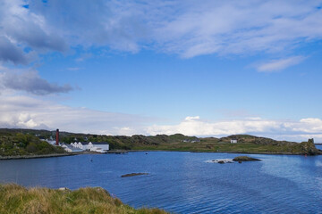 The Lagavulin bay on the Isle of Islay