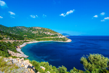 Naklejka premium Beautiful coastline in Datca Peninsula of Turkey