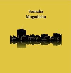 Naklejka premium Mogadishu, Somalia