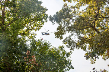 Fototapeta premium Helicóptero
