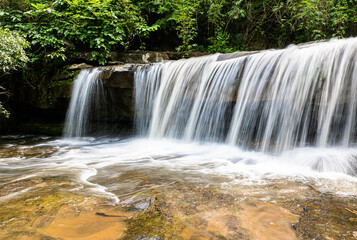 Than Ngam Waterfall, Nong Khai Province in Thailand.