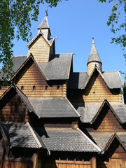 Holzkirche in Heddal