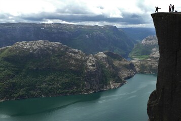 Am Predigerstuhl in Norwegen