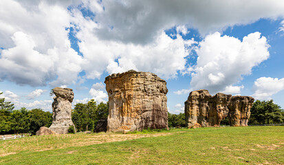 Mor Hin Khao, which is in Phu laen kha National Park in Chaiyaphum, Thailand. © kowitstockphoto