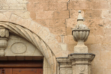 Detalle de la Iglesia Arciprestal de Santiago, Villena, Alicante