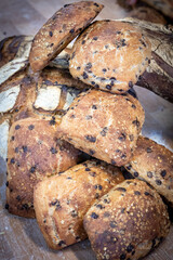 Pain et viennoiseries de boulangerie.