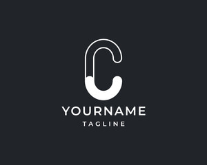 Fototapeta premium Letter C Initial logo design