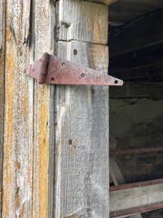 old wooden door