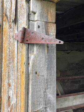 old wooden door