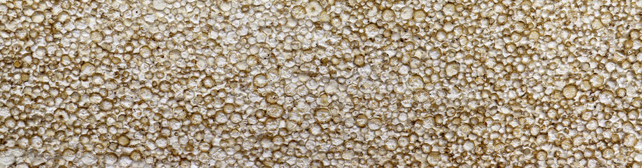 Old orange styrofoam texture for banner concept