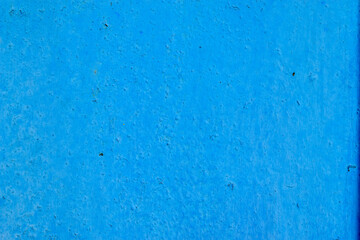 Background of painted blue paint the metal surface