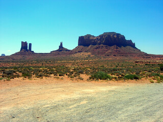 Crossing the Monument Valley