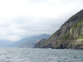 Die f&uuml;nf Ortschaften in Cinque Terre: Monterosso al Mare, Vernazza, Corniglia, Manarola und Riomaggiore