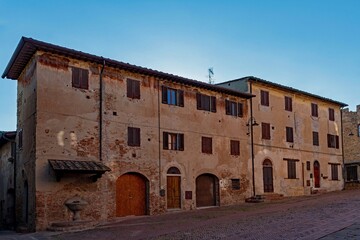 Fototapeta premium Altstadt von Certaldo in der Toskana in Italien 