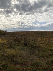 clouds over the mountains