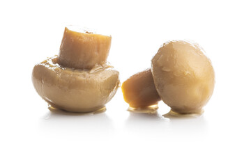 Pickled champignons. Marinated mushrooms