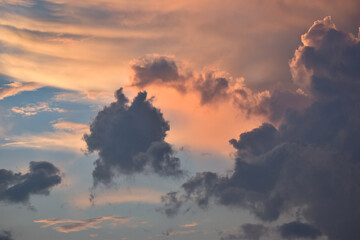 clouds in the sky