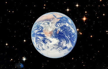 Beautiful earth from space. The elements of this image furnished by NASA.