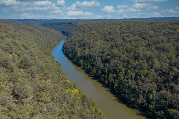 Fototapeta na wymiar The Nepean River in regional New South Wales in Australia