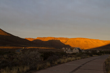 Karoo National Park South Africa: dawn over camp
