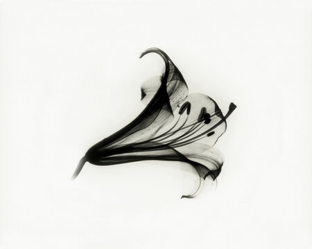 X-ray image of Easter lily