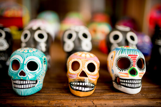 Dia de Muertos Souvenirs, San Miguel de Allende, Guanajuato, Mexico