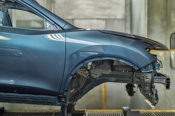 Production line of automobile plant, painting shop